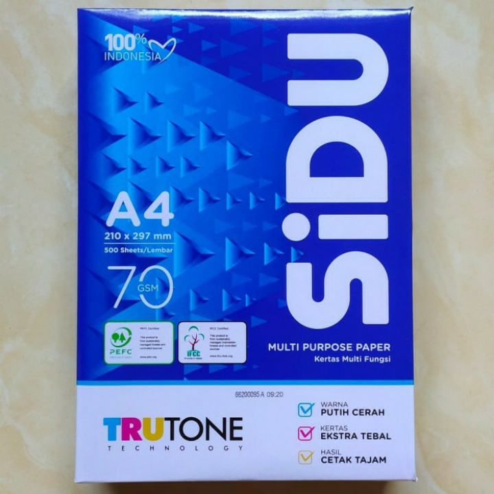 Kertas sidu A4 70 Gsm