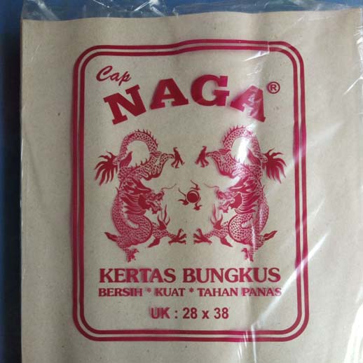 Kertas Nasi Ukr. 28 x 38 Cap NAGA @ 250 lbr