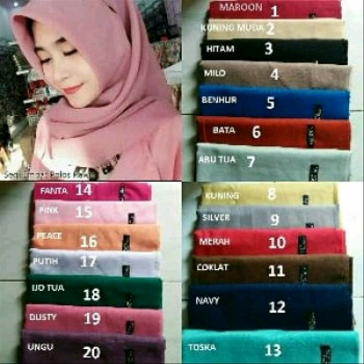 Kerudung Rawis Segi Empat 3