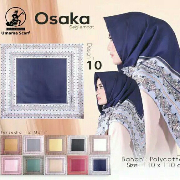 Kerudung Segi Empat Osaka