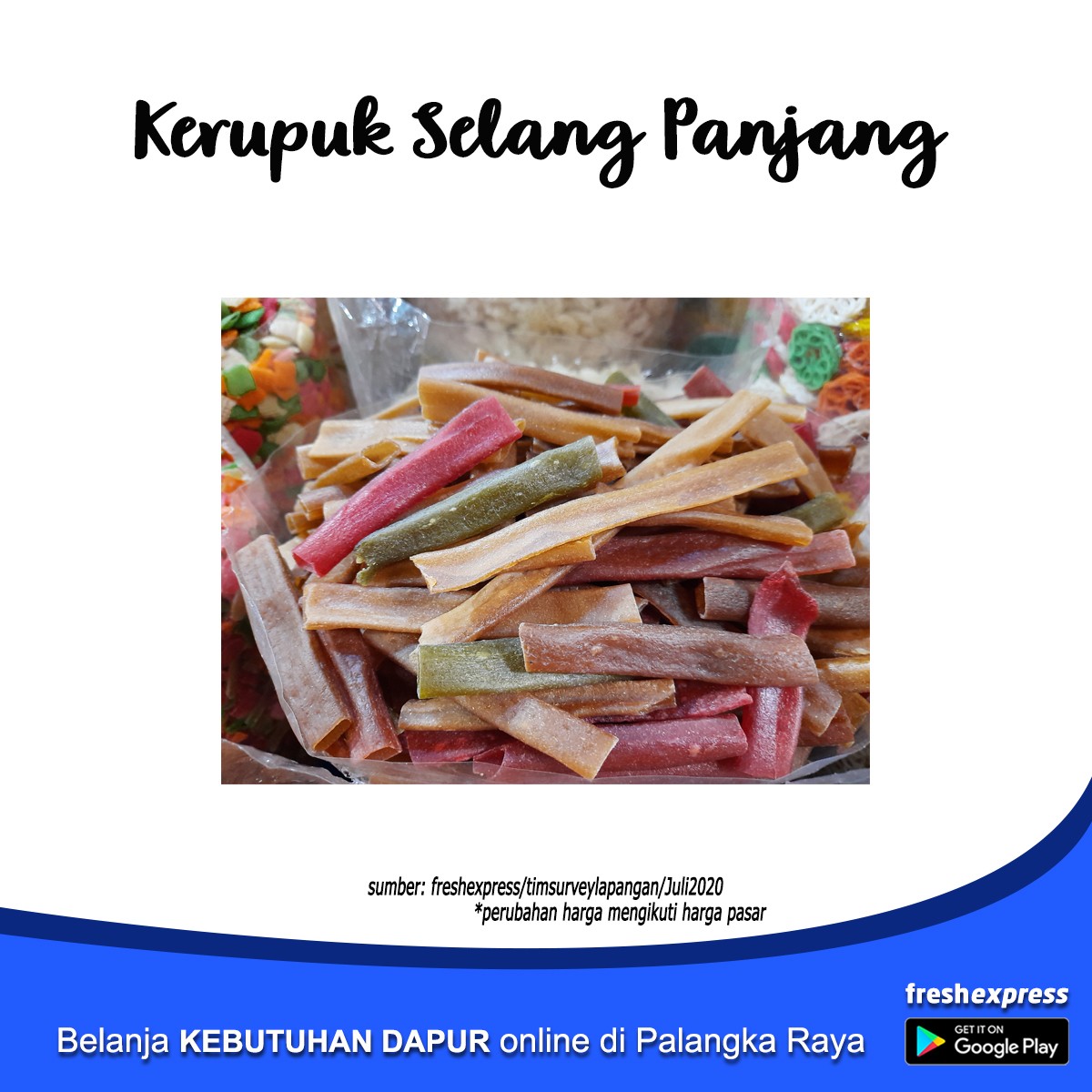 Kerupuk Selang Panjang 1 Kg