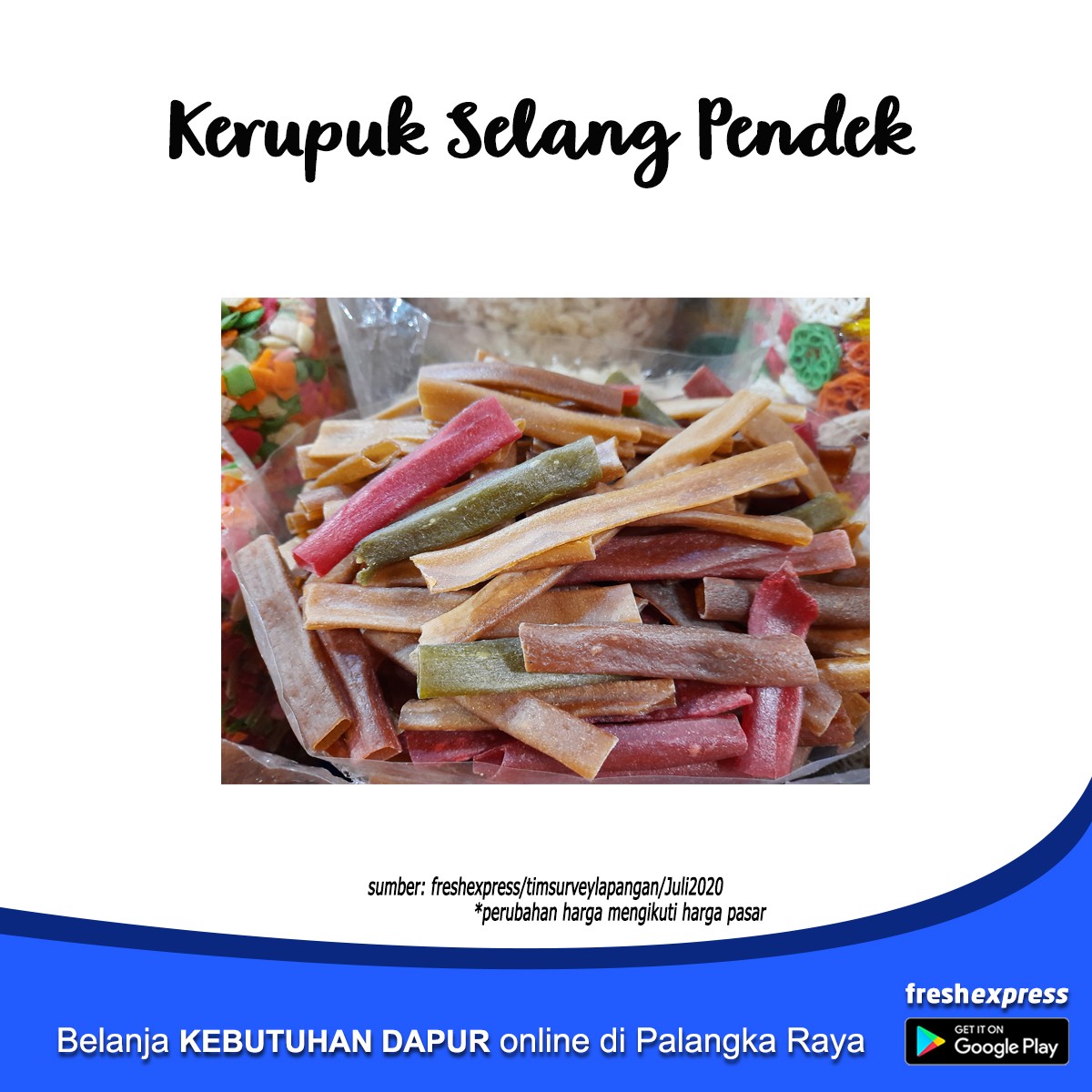 Kerupuk Selang Pendek 250 Gram