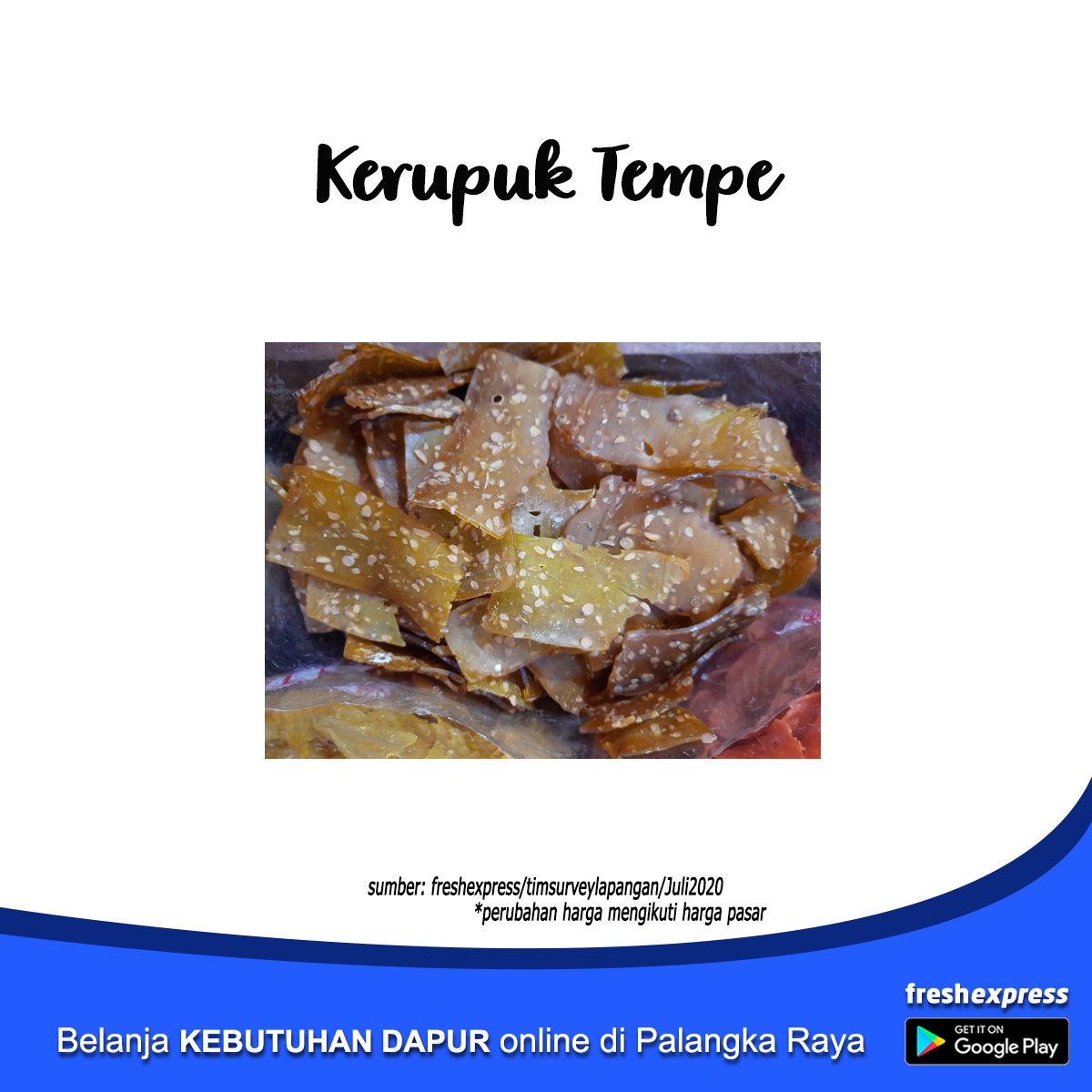 Kerupuk Tempe 250 Gram