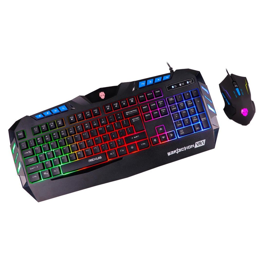 Keyboard Mouse Gaming Rexus VR1 Free Mouspad 4