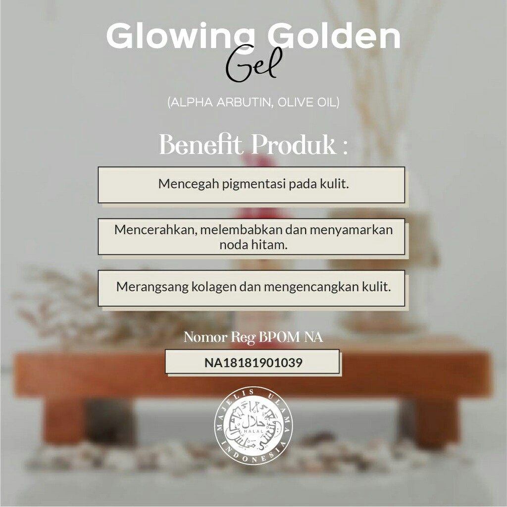 Kezia Glowing Golden Gel 3