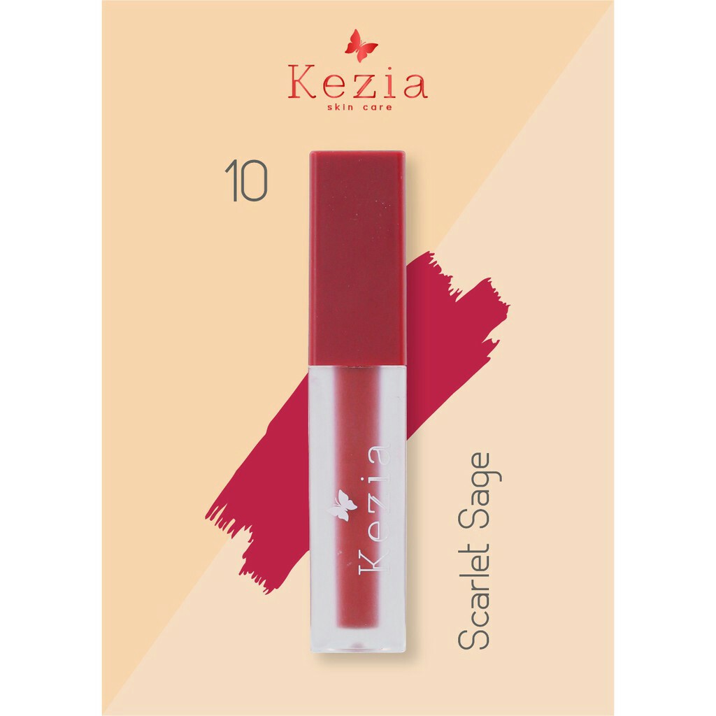 Kezia LipCream - 10 Scarlet Sage