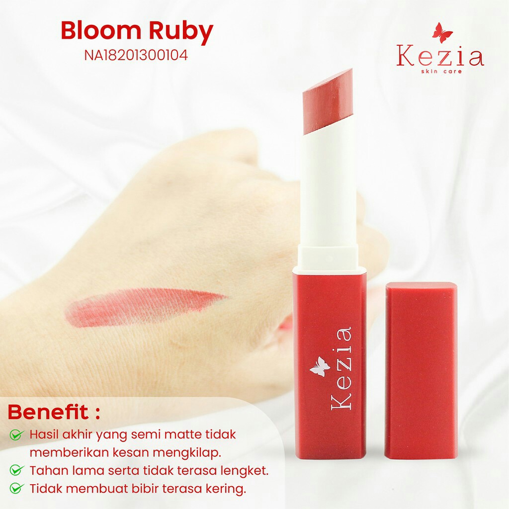 Kezia LipStick - 08 Bloom Ruby