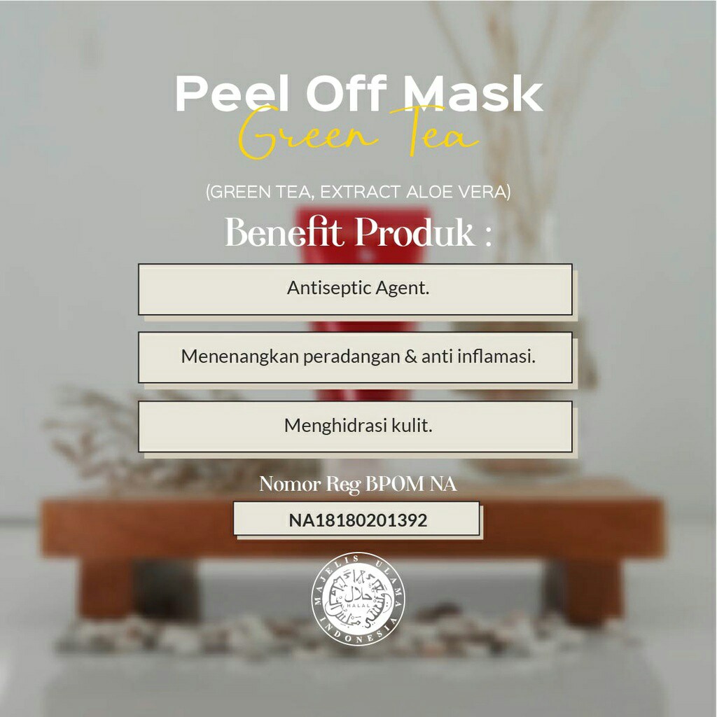 Kezia Peel Off Mask Greentea 3