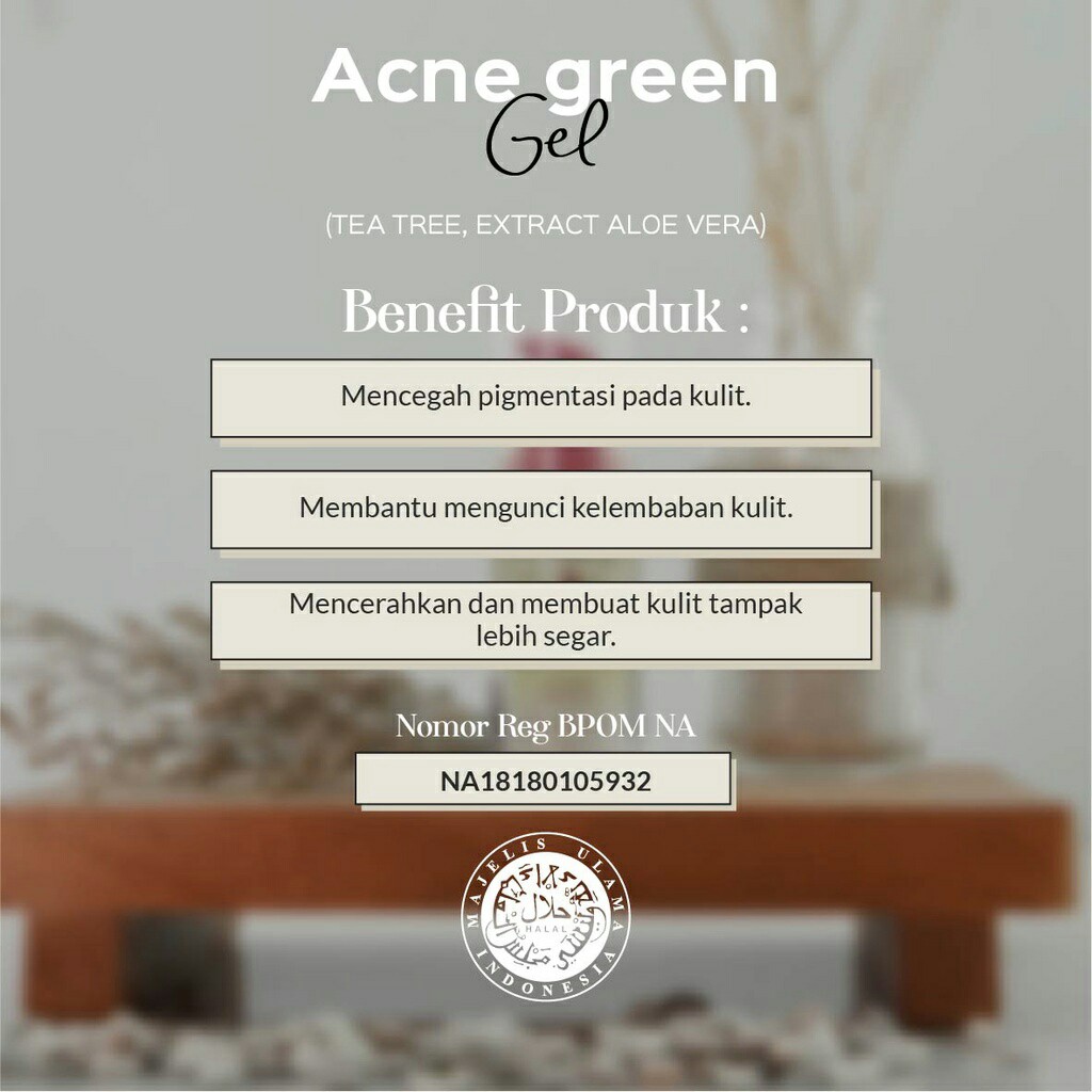 Kezia Skin Acne Green Gel 3