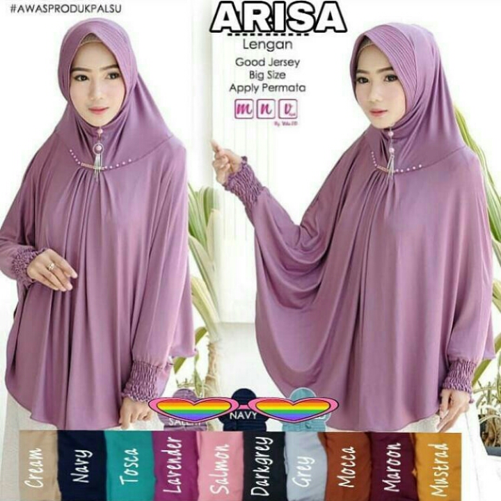 Khimar Lengan Arisa