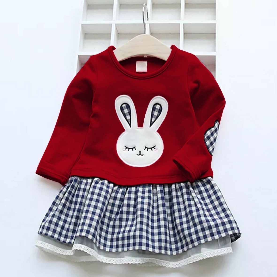 Kid Dress Rawnie Maroon