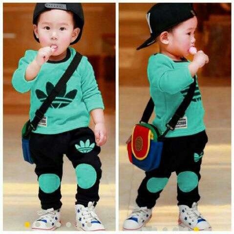 Kid Modas Warna Biru Tosca Dan Maroon Kisaran Usia 3-5 Tahun 2