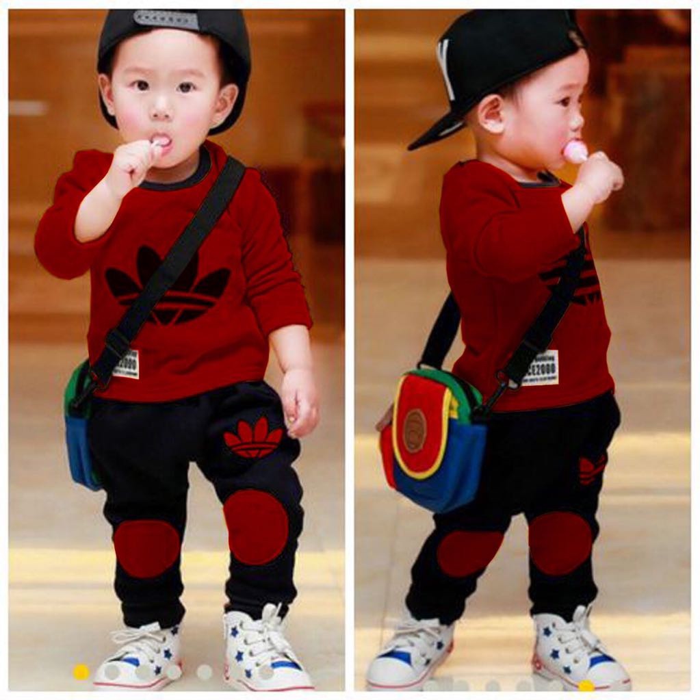 Kid Modas Warna Biru Tosca Dan Maroon Kisaran Usia 3-5 Tahun 3