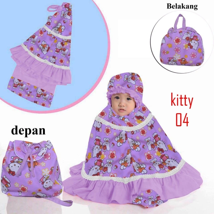 Kids Mukena kitty