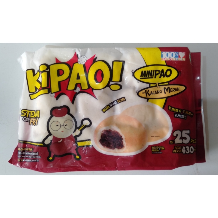 Kipao Mini Pao Kacang Merah 430g