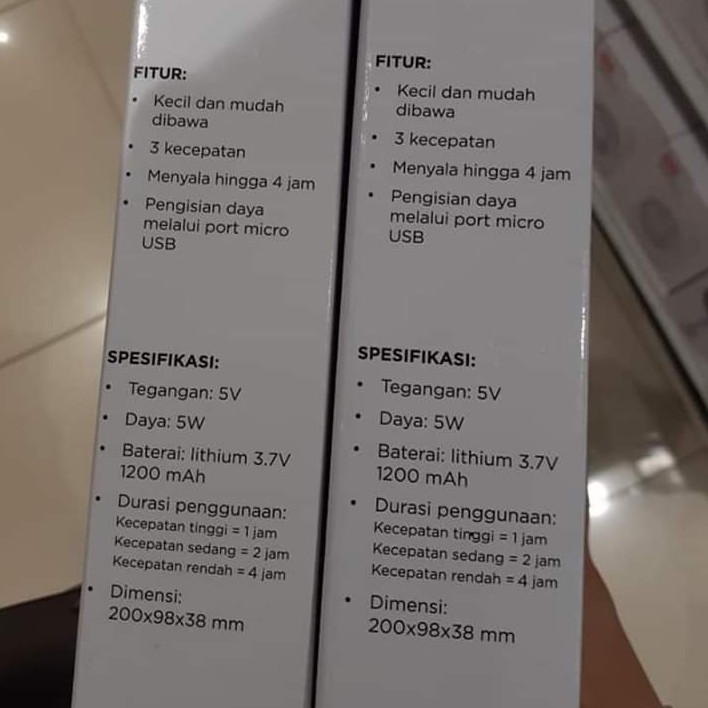 Kipas Angin Genggam Merk ACE 2