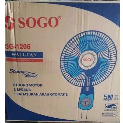 Kipas Angin SOGO Dinding 12 Inch 2