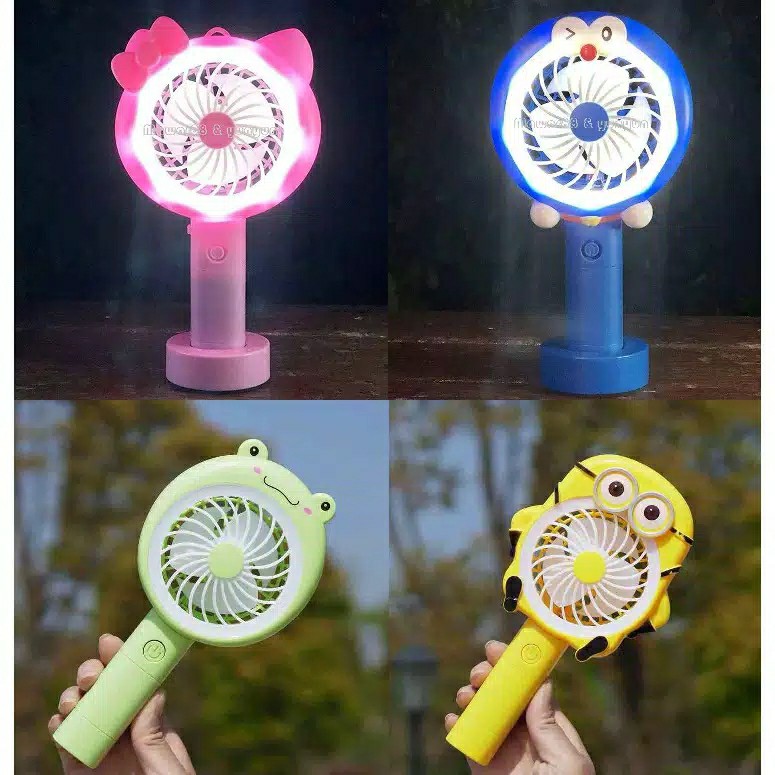 Kipas Karakter Ada LED