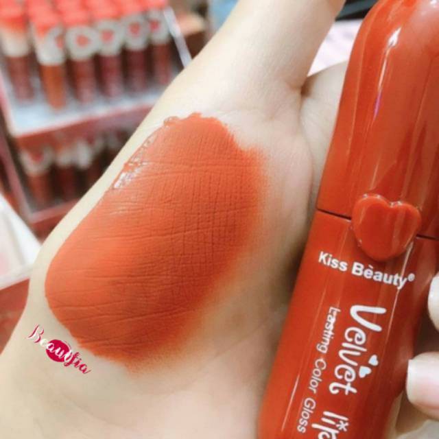 Kiss Beauty Velvet Lips Matte Lipcream 3