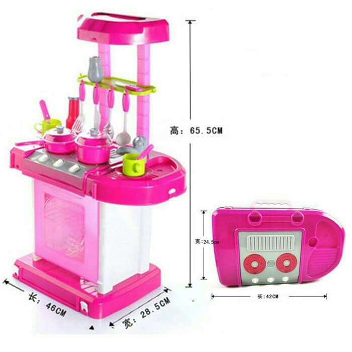Kitchen Set Koper Mainan Anak Masak-Masakan Mini 3
