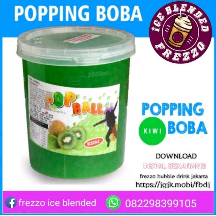 Kiwi Topping Boba