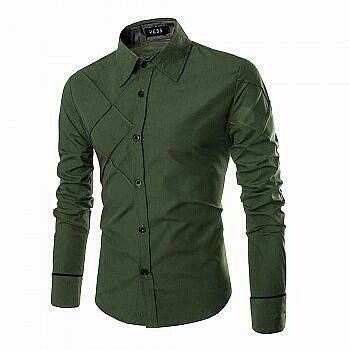 Kmp Kemeja X Man Warna Hijau Army Biru Navy All Size Fit L