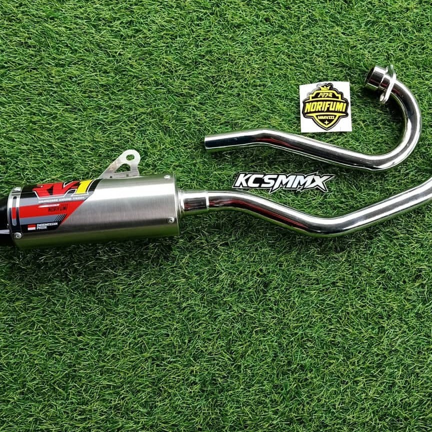 Knalpot Klx 150 Merk Rv 1 Shorty Norifumi 2