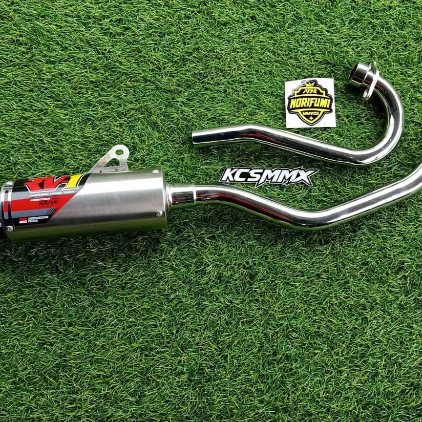 Knalpot Klx 150 Merk Rv 1 Shorty Norifumi 3