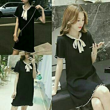 Knit Drees Import Gil Hitam