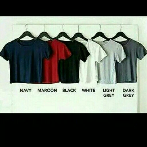 Kaos Polos Crop