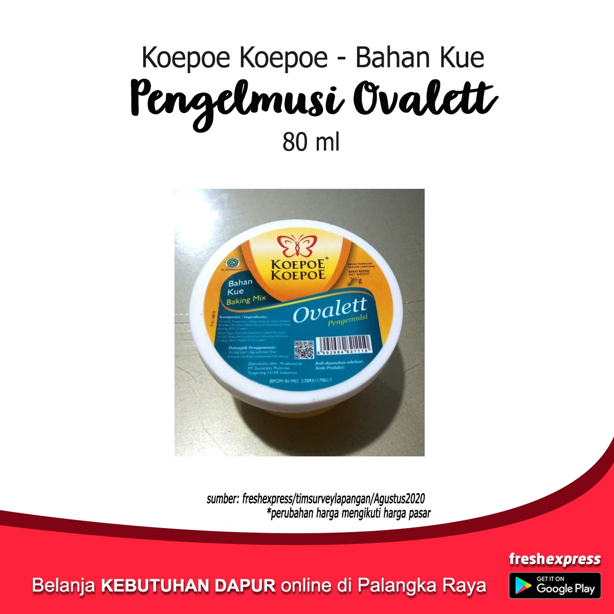 Koepoe Pengelmusi Ovallet 80 Ml