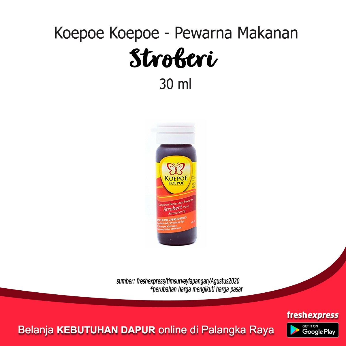 Koepoe Pewarna Steoberi 30 Ml