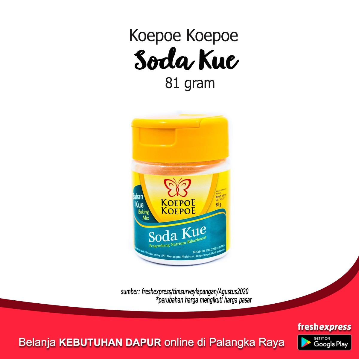Koepoe Soda Kue 81 Gram