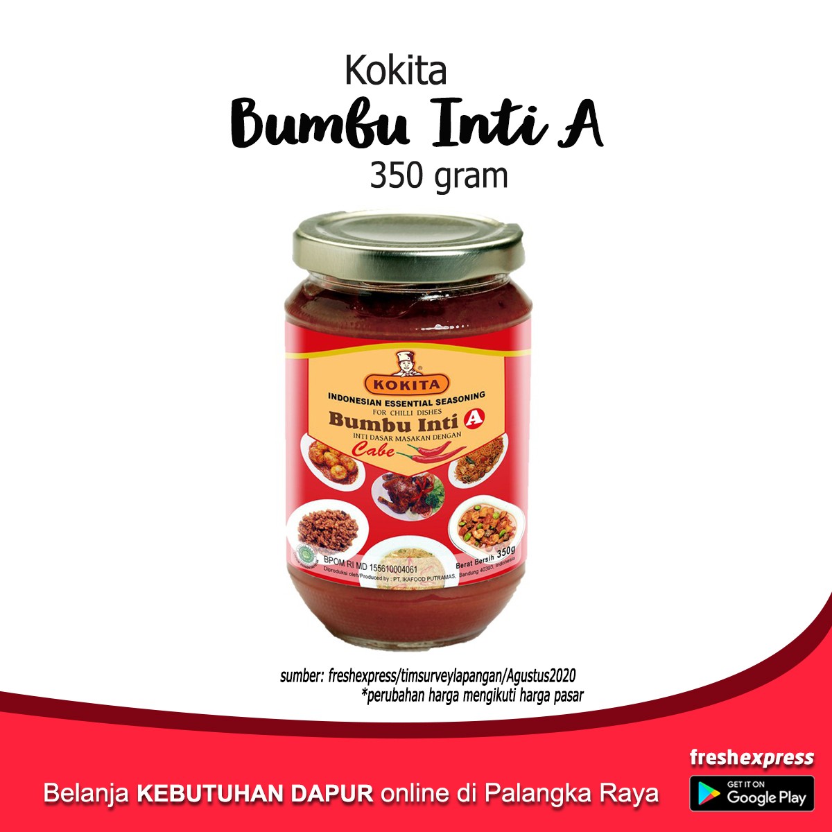 Kokita Bumbu Inti A 350 Gram