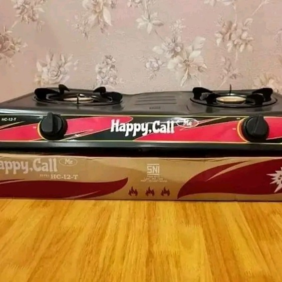 Kompor Gas 2 Tungku Kompor Happy Call HC-12-T