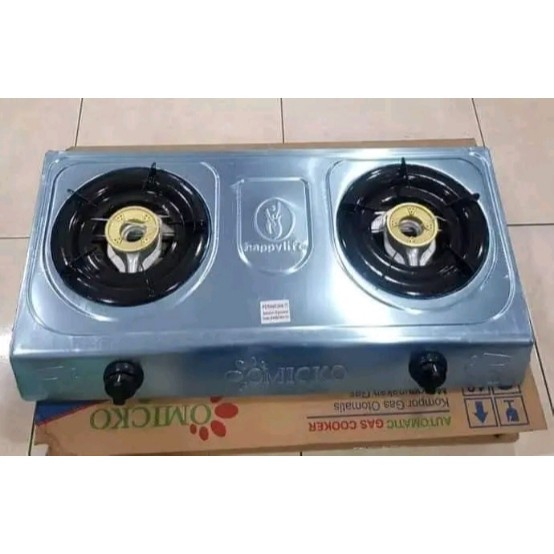 Kompor Gas Omicko 2 Tungku KM-202