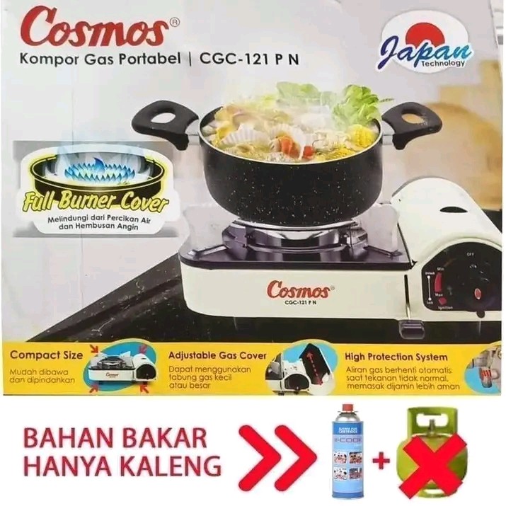 Kompor Gas Portable Cosmos CGC-121 PN