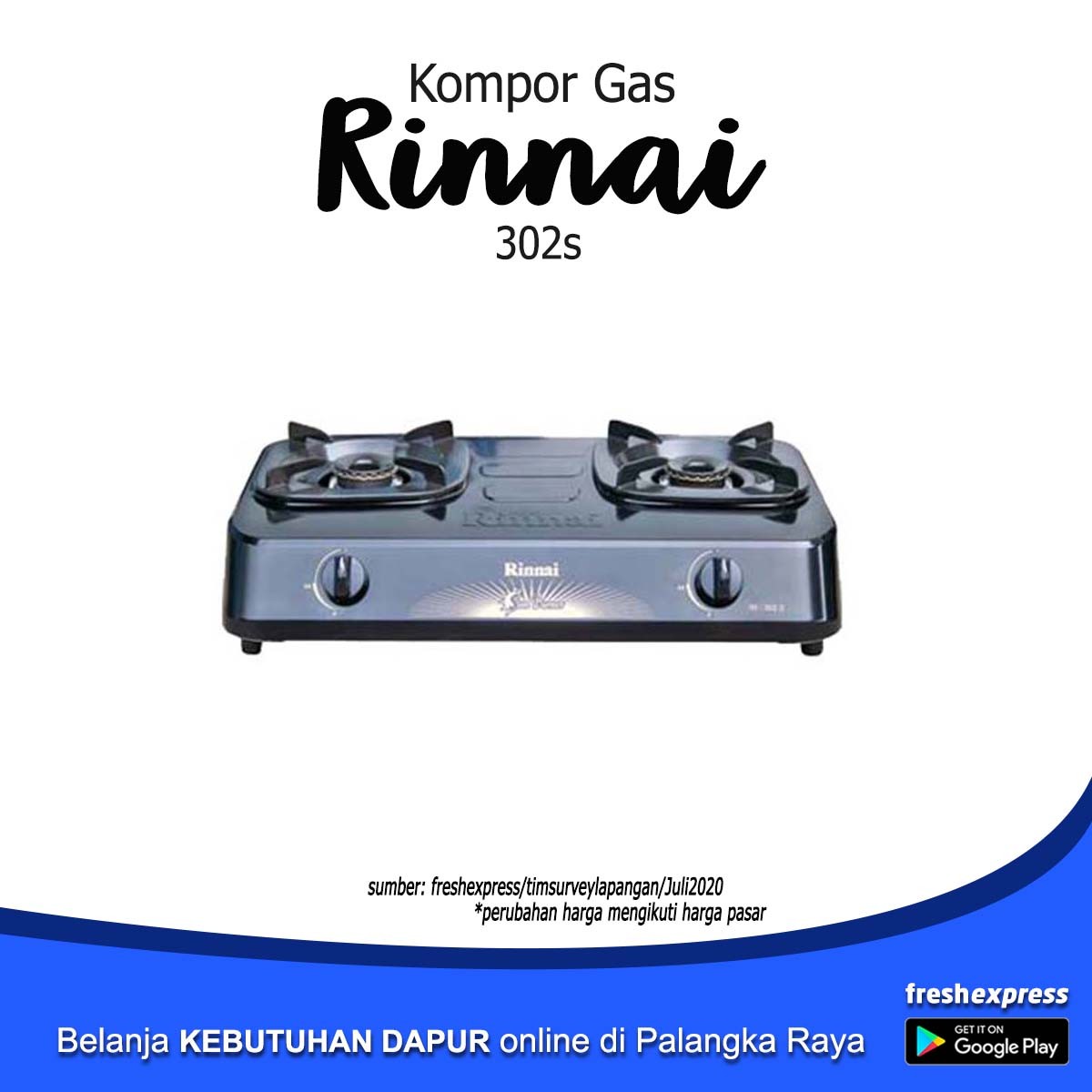 Kompor Gas Rinnai 302s