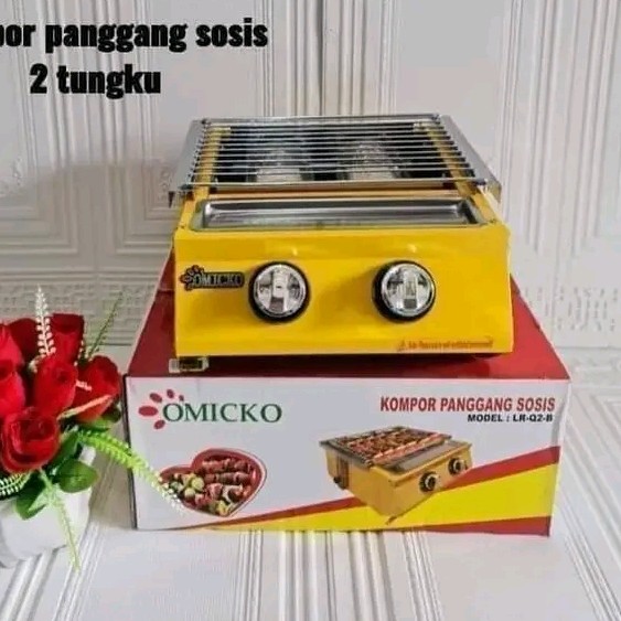 Kompor Panggang Sosis Omicko 2 tunggku