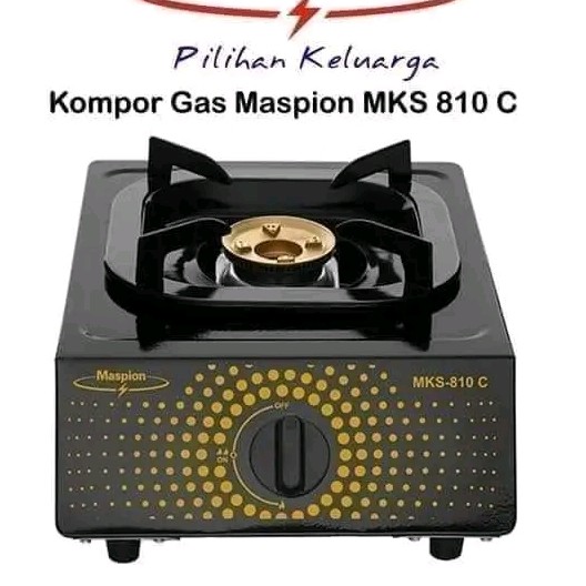 Kompor gas MASPION MKS 810 C stainless 1 tungku
