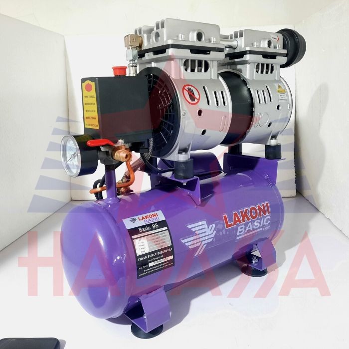 Kompresor Oilless 8L Lakoni Basic 9S 2
