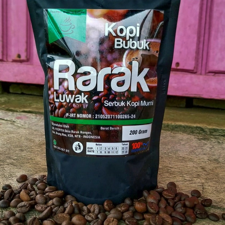 Kopi Rarak Luwak Bubuk