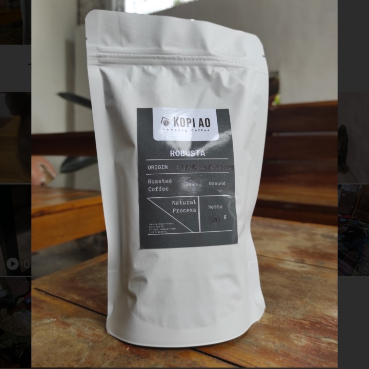 Kopi Robusta Ulubelu Petik Merah 200gr