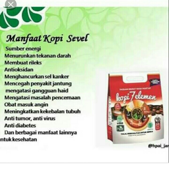 Kopi Sevel Elemen 