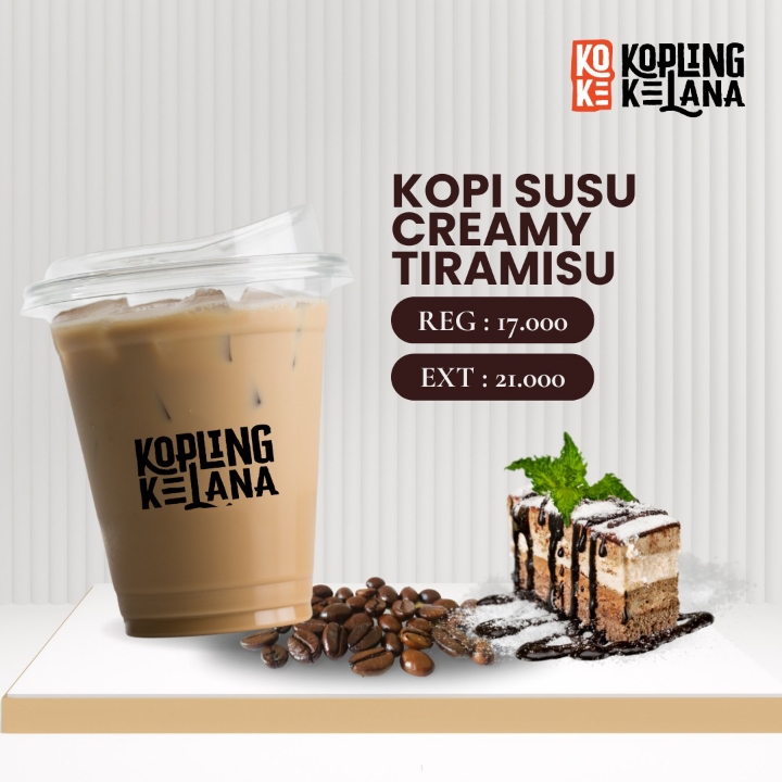 Kopi Susu Creamy Tiramisu