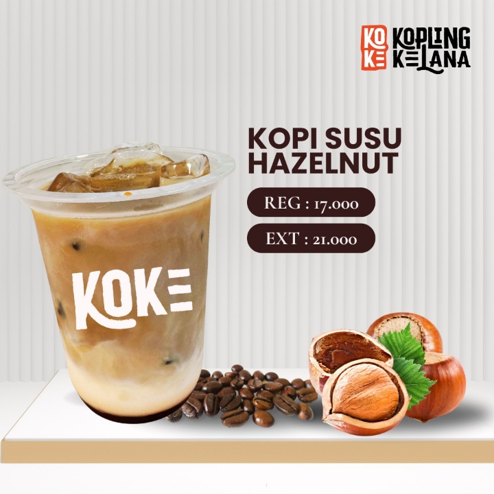 Kopi Susu Hazelnut