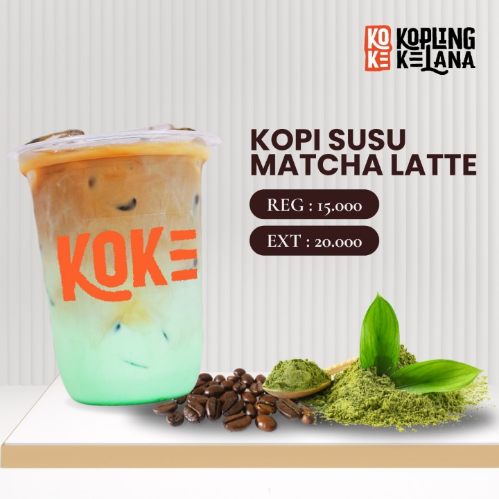 Kopi Susu Matcha Latte
