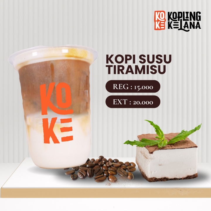 Kopi Susu Tiramisu
