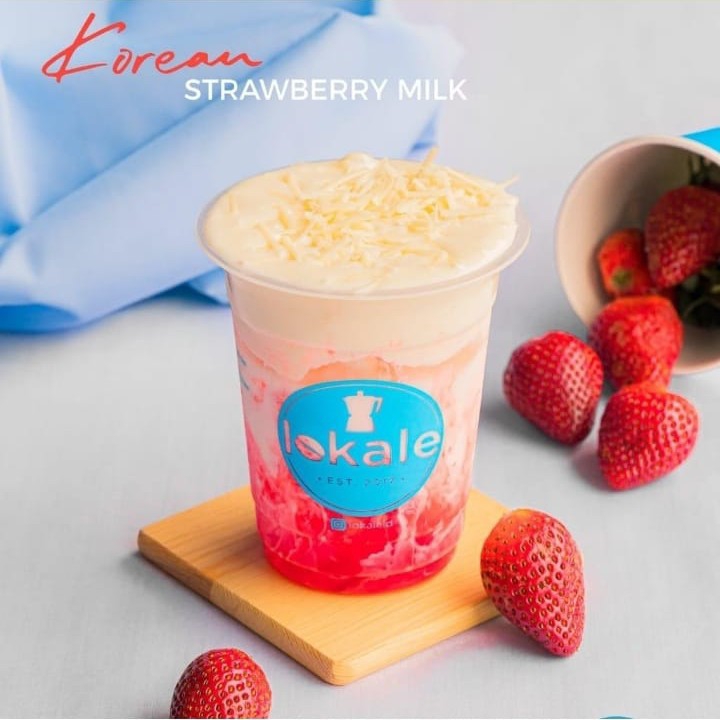 Korean Strawberry Milk