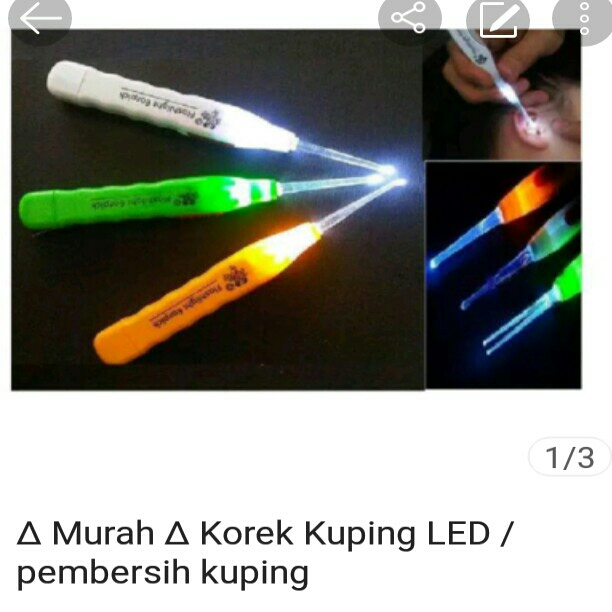 Korek Kuping LED Pembersih Kuping